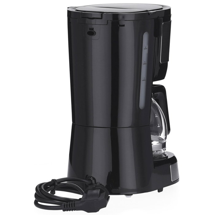 Severin KA 4808 Cafetera de filtro, 4 tazas, Negro/Acero inoxidable Severin KA 4808 Cafetera de filtro, 4 tazas, Negro/Acero inoxidable