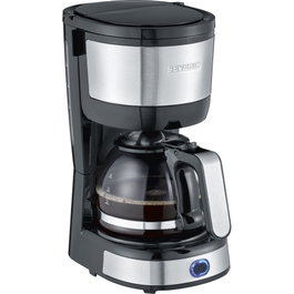 Severin KA 4808 Cafetera de filtro, 4 tazas, Negro/Acero inoxidable