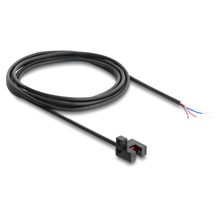 DeLOCK 91870 Sensor fotoeléctrico de barrera de luz de horquilla