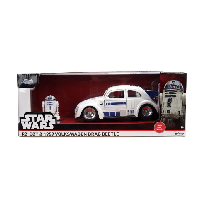 Jada Star Wars R2-D2 1959 VW Drag Beetle 1:24