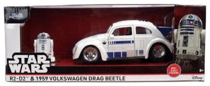 Star Wars Vehículo 1:24 R2-D2 1959 VW Drag Beetle