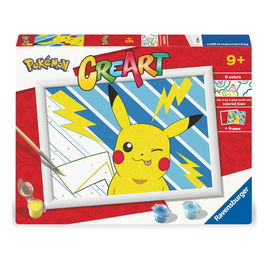 RAVENSBURGER Kit de Pintura CreArt Pikachu Pokemon +9 años 18x24cm