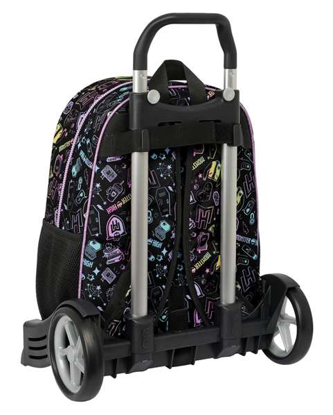 Safta Mochila Escolar con Carro Evolution Monster High Fantastic Safta Mochila Escolar con Carro Evolution Monster High Fantastic