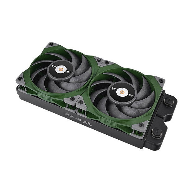 Thermaltake Toughfan 12 Racing Green Ventilador de Radiador 120mm Thermaltake Toughfan 12 Racing Green Ventilador de Radiador 120mm