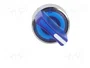 SCHNEIDER ELECTRIC Interruptor rotativo Harmony XB4 azul con LED