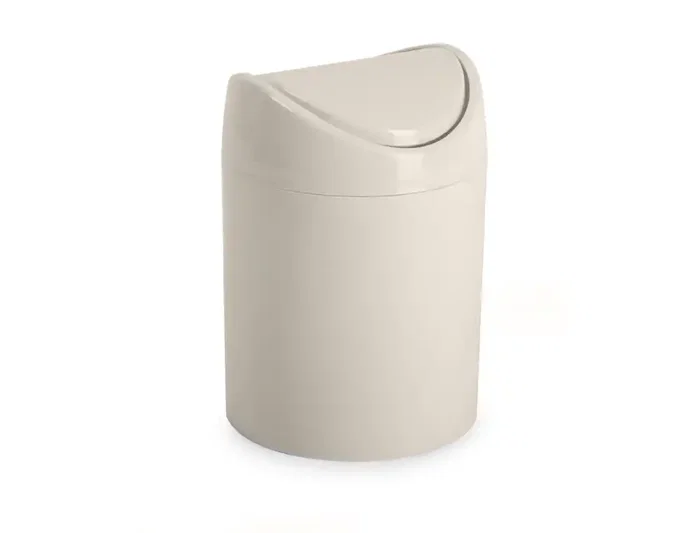 Plasticforte Papelera Tiny Sobremesa 1.6L Plástico Colores Surtidos 12.5x12.5x17.5 cm