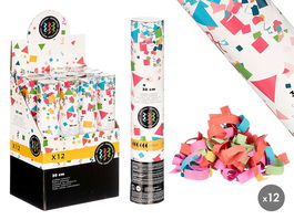 Arte Regal Confeti Cañón 30cm (Set de 48)