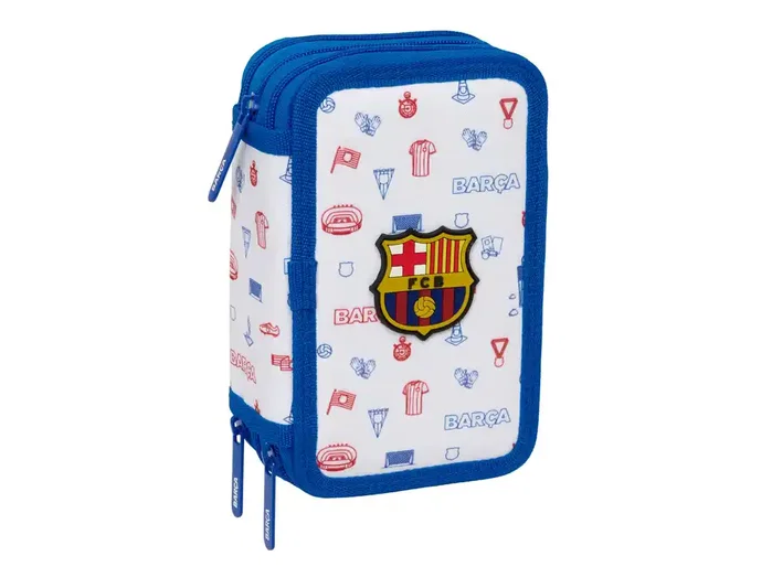 Safta Plumier F.C. Barcelona Triple Cremallera con 37 Piezas Safta Plumier F.C. Barcelona Triple Cremallera con 37 Piezas