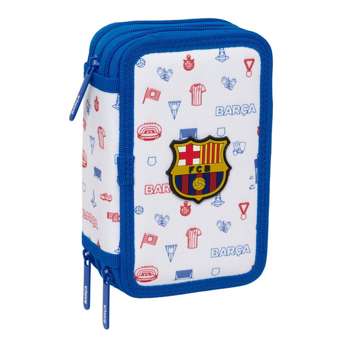 Safta Plumier F.C. Barcelona Triple Cremallera con 37 Piezas Safta Plumier F.C. Barcelona Triple Cremallera con 37 Piezas