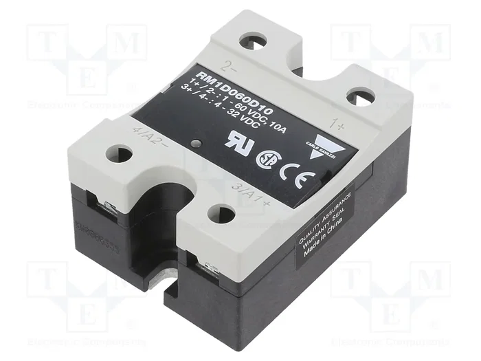 CARLO GAVAZZI RM1D060D10 Relé de estado sólido 10A 1-60VDC CARLO GAVAZZI RM1D060D10 Relé de estado sólido 10A 1-60VDC