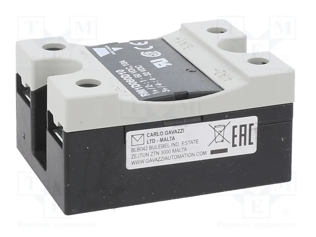 CARLO GAVAZZI RM1D060D10 Relé de estado sólido 10A 1-60VDC CARLO GAVAZZI RM1D060D10 Relé de estado sólido 10A 1-60VDC