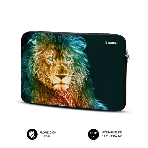 Subblim Trendy Sleeve Neo Lion 13,3-14 pulgadas