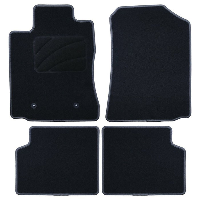 OCC Design Alfombrillas a Medida Toyota Corolla (2002-2007) 5 Piezas con Ribete Gris Oscuro OCC Design Alfombrillas a Medida Toyota Corolla (2002-2007) 5 Piezas con Ribete Gris Oscuro
