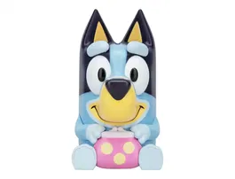 Wondee Hucha Bluey para Niños 16 cm, Interactiva con Sonidos y Embale para Colorear, Aprendizaje Ahorro