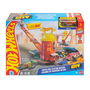 Hot Wheels Estación De Bomberos JHL95 Juego de Coches de Juguete con Camión a Escala 1:64, Accesorios y Acciones Divertidas, +4 Años