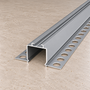 GreenIce Perfil de Aluminio KIMERA-ODIS Anodizado Plata con Difusor Opal y Tapones 2,02 m