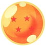 SD Toys Alfombra Dragon Ball Bola 4 Estrellas Redonda 60x60 cm