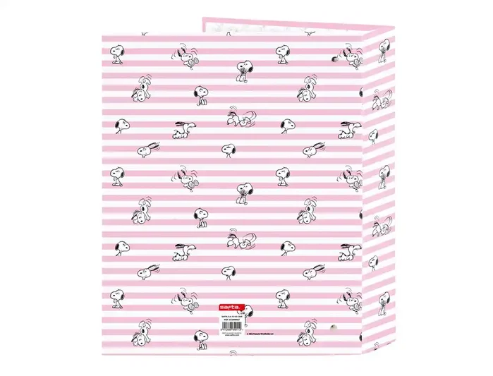 Safta Carpeta de Cartón Folio Snoopy con 4 Anillas y Lomo Ancho Safta Carpeta de Cartón Folio Snoopy con 4 Anillas y Lomo Ancho