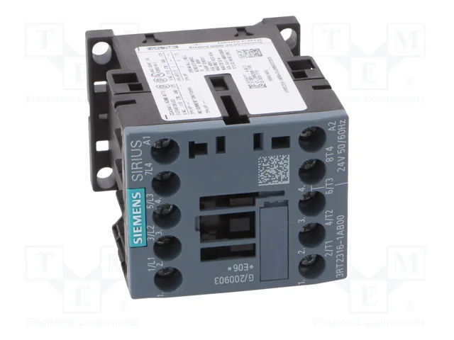 SIEMENS Contactor 4-polar 3RT25 16A 24VDC 690V SIEMENS Contactor 4-polar 3RT25 16A 24VDC 690V