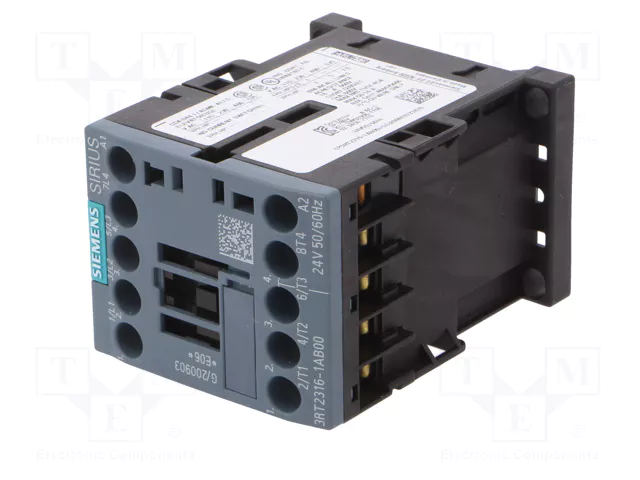 SIEMENS Contactor 4-polar 3RT25 16A 24VDC 690V SIEMENS Contactor 4-polar 3RT25 16A 24VDC 690V