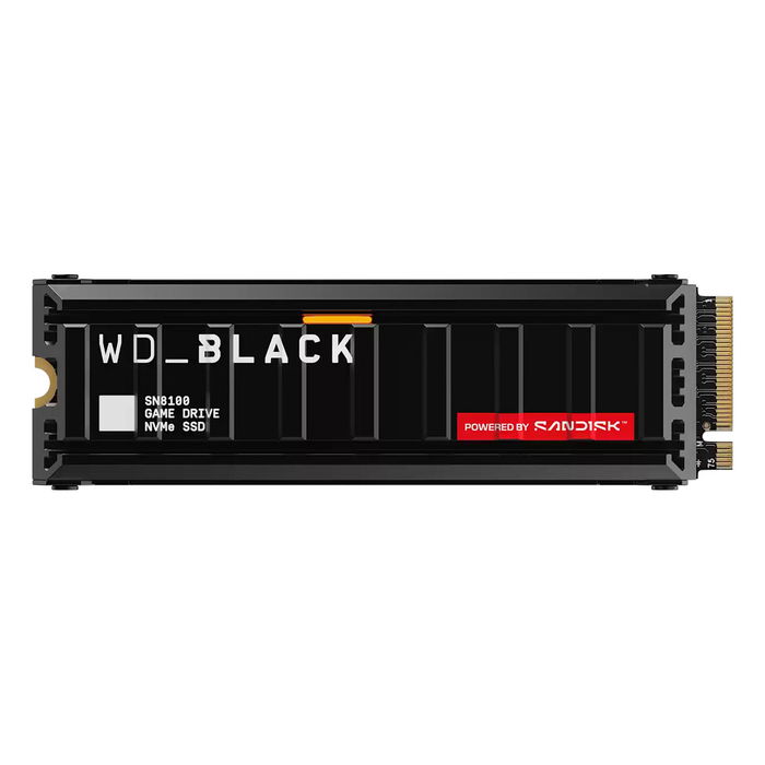 WD Black SN8100 NVMe 8TB SSD M.2 2280 PCIe 5.0 x4 con Disipador - 14900 MB/s Lectura, 13200 MB/s Escritura WD Black SN8100 NVMe 8TB SSD M.2 2280 PCIe 5.0 x4 con Disipador - 14900 MB/s Lectura, 13200 MB/s Escritura
