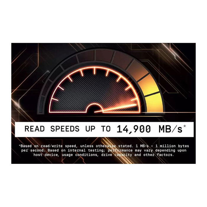 WD Black SN8100 NVMe 8TB SSD M.2 2280 PCIe 5.0 x4 con Disipador - 14900 MB/s Lectura, 13200 MB/s Escritura WD Black SN8100 NVMe 8TB SSD M.2 2280 PCIe 5.0 x4 con Disipador - 14900 MB/s Lectura, 13200 MB/s Escritura