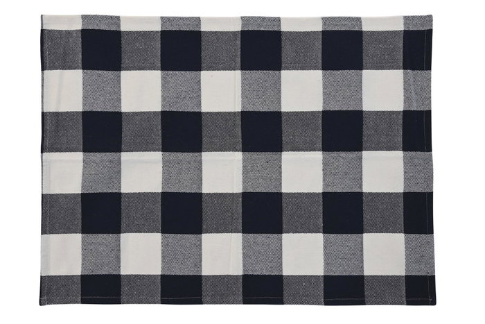 DKD Home Decor Delantal Básicos Azul Blanco 1 x 85 x 70 cm Set de 2