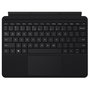 Microsoft Surface Go Type Cover - Teclado QWERTY Internacional UK con Trackpad Retroiluminado, Negro (Alcántara/Plástico) para Surface Go 1/2