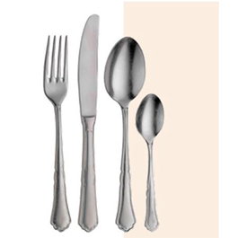 Settecento Cuchara Stone Washed Cafe - Cubertería (Set de 12)