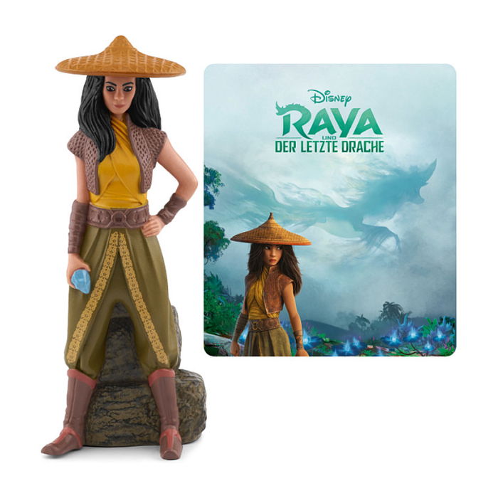 tonies Disney Raya und der letzte Drache - Figura Toniebox con Cuentos (7 Relatos, 72 min, Juguete Musical, Edad 4+, Idioma Alemán, 11001133)
