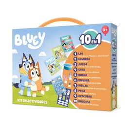 Imagiland Maletín 10 en 1 Bluey Actividades Infantiles +3 años Español