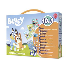 Imagiland Maletín 10 en 1 Bluey Actividades Infantiles +3 años Español