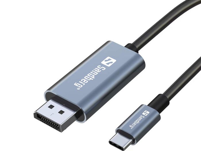 Sandberg Cable Adaptador 24 pin USB-C (M) a DisplayPort (M)</div> Sandberg Cable Adaptador 24 pin USB-C (M) a DisplayPort (M)</div>