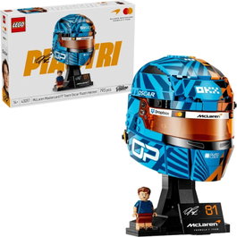 LEGO 43017 Casco de Oscar Piastri McLaren Mastercard F1 Team Edition