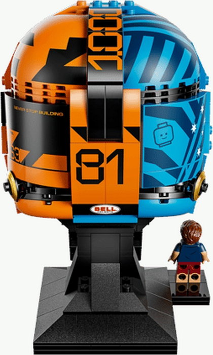 LEGO 43017 Casco de Oscar Piastri McLaren Mastercard F1 Team