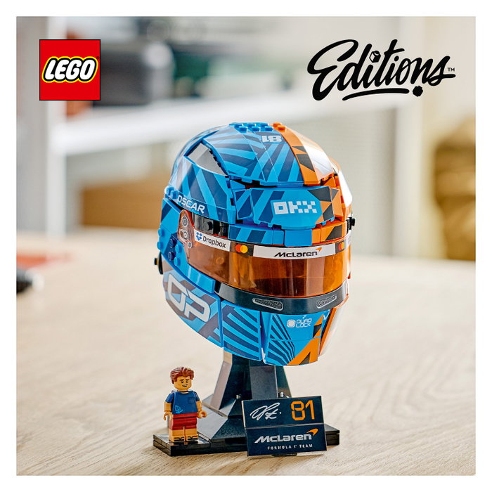 LEGO 43017 Casco de Oscar Piastri McLaren Mastercard F1 Team Edition LEGO 43017 Casco de Oscar Piastri McLaren Mastercard F1 Team Edition
