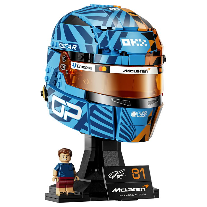 LEGO 43017 Casco de Oscar Piastri McLaren Mastercard F1 Team
