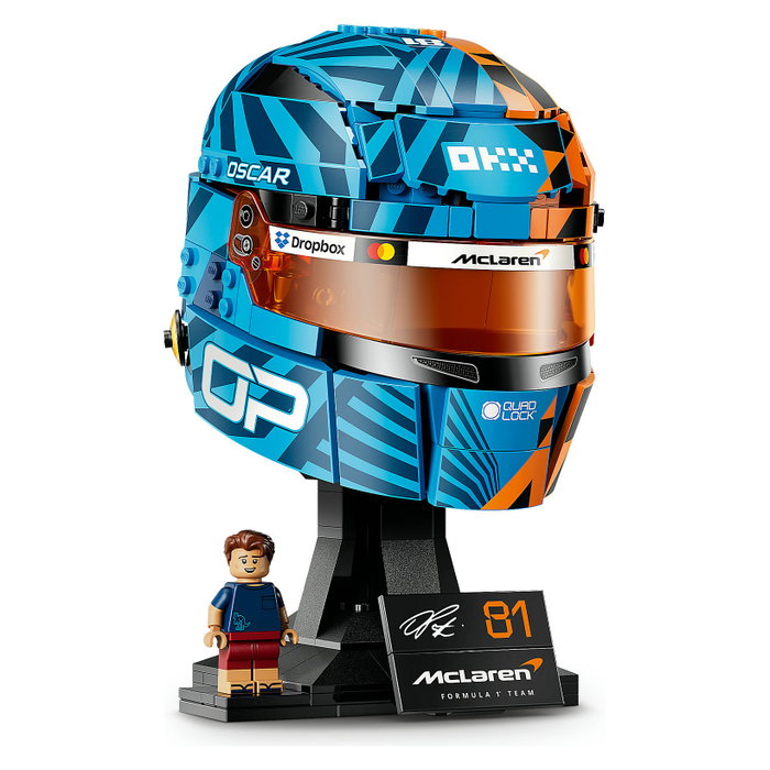 LEGO 43017 Casco de Oscar Piastri McLaren Mastercard F1 Team