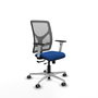 PIQUERAS Y CRESPO Silla de oficina Motilla Sincro/Traslack Azul y Gris