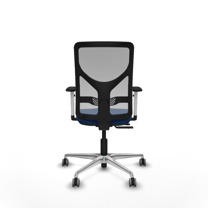 PIQUERAS Y CRESPO Silla de oficina Motilla Sincro/Traslack Azul y Gris