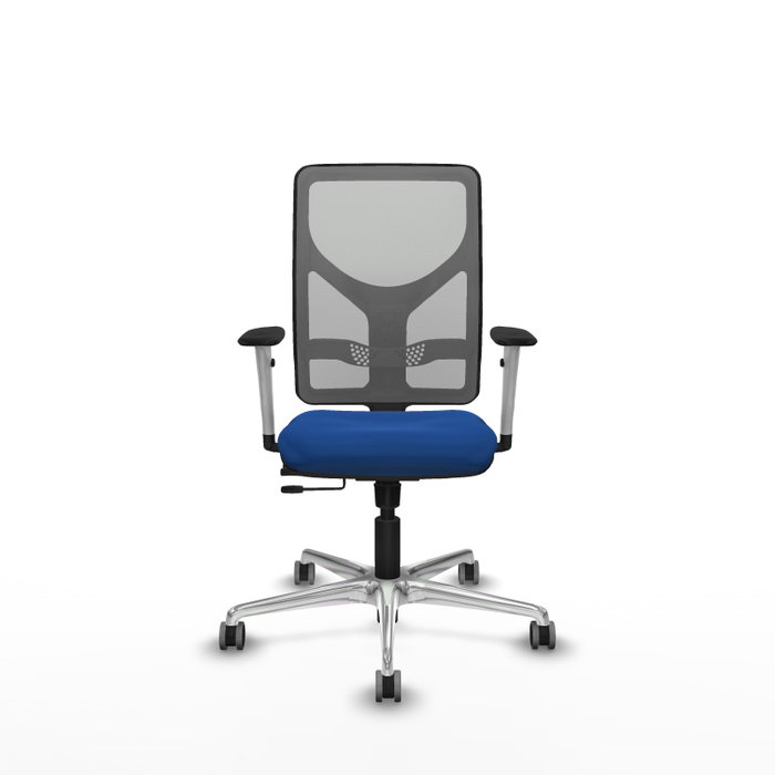 PIQUERAS Y CRESPO Silla de oficina Motilla Sincro/Traslack Azul y Gris