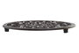 DKD Home Decor Soporte de Hierro Colado 18x18x1,5 cm para Macetas Marrón Oscuro