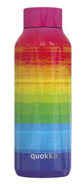 QUOKKA Botella Termo 510ml Acero Inoxidable, Modelo Solid Rainbow, Aislamiento Térmico