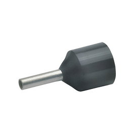 Klauke 43210 Terminal de conexión de pin recto macho, negro, 1,5 mm²