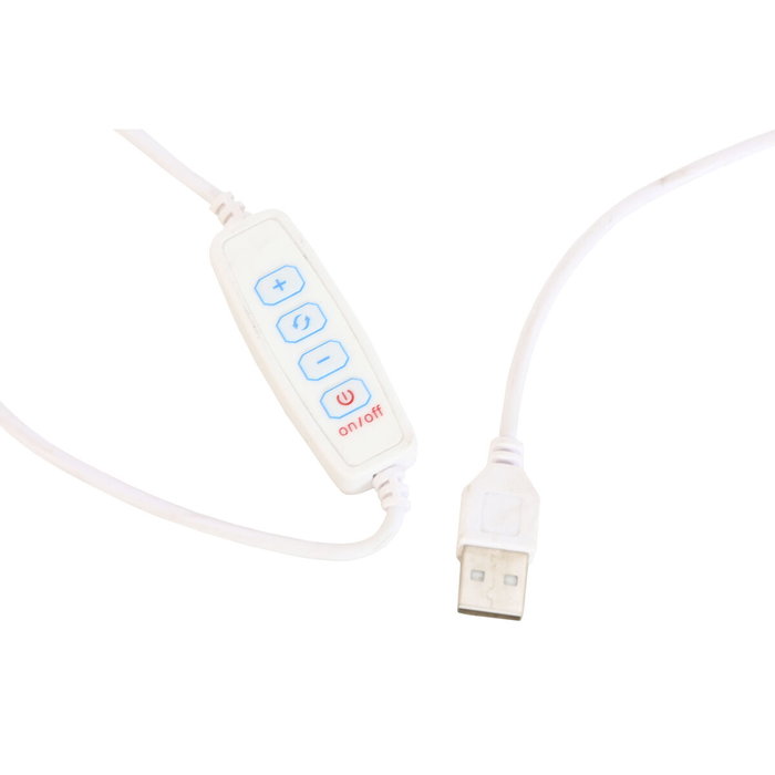 DKD Home Decor Espejo Moderno Blanco LED Metal 7.5 x 91 x 61.5 cm