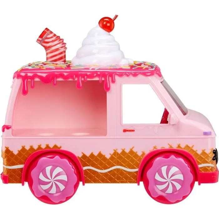 MGA Entertainment Yummiland Lip Gloss Truck - Vehículo de Juguete con Accesorios, Ref. 541073-EUC