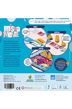 SD Games Mismamente - Juego de Mesa de Asociación Creativa, Fiesta y Familia, para 3 a 6 Jugadores (a partir de 10 años)