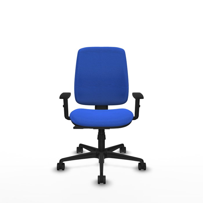 PIQUERAS Y CRESPO Silla de oficina Alares, Mecanismo Sincro, Tela Azul PIQUERAS Y CRESPO Silla de oficina Alares, Mecanismo Sincro, Tela Azul