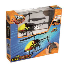 World Brands Helicoptero King Cobra 2.5 canales con mando por infrarrojos y cargador USB para ninos desde 3 anos