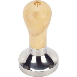 Eureka Tamper 58mm con mango de madera de roble